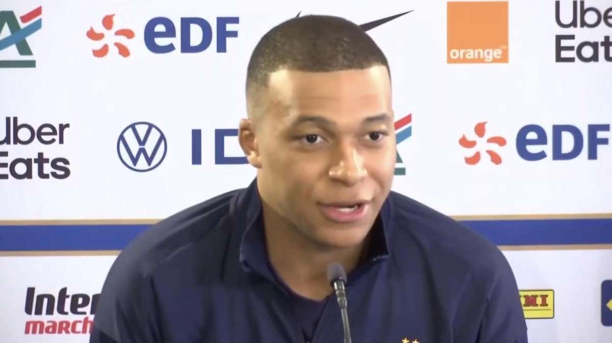 Mbappé, en rueda de prensa: "Estoy muy contento de cumplir un sueño"