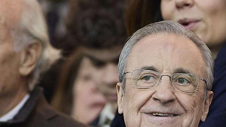 ¡Viral! El vacile de Florentino al ser preguntado por Mbappé y Davies