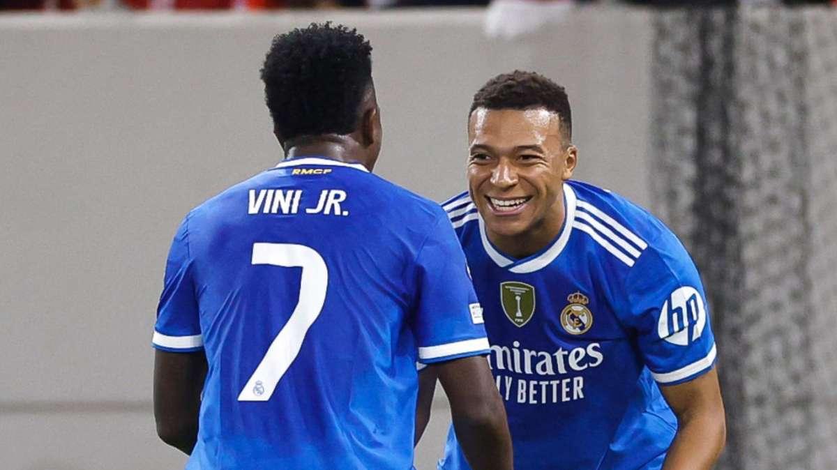 Como Mbappé y Vinicius disfruten, ojo: las notas del Olympiacos 3-4 Real Madrid