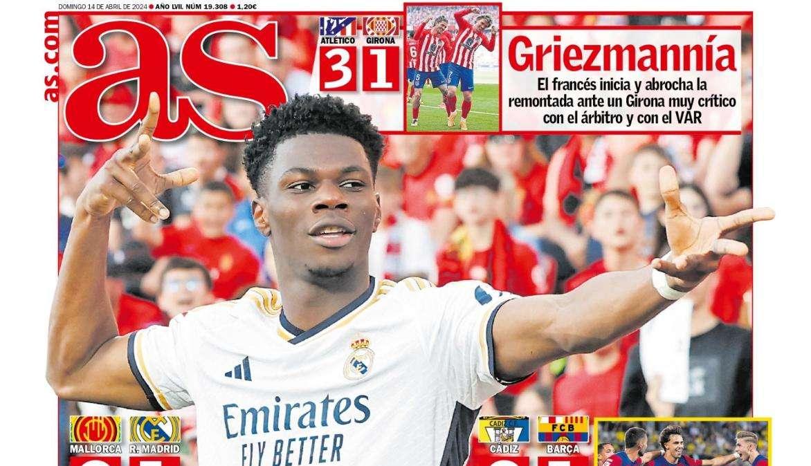 PORTADA | AS: "Lanzados al clásico"