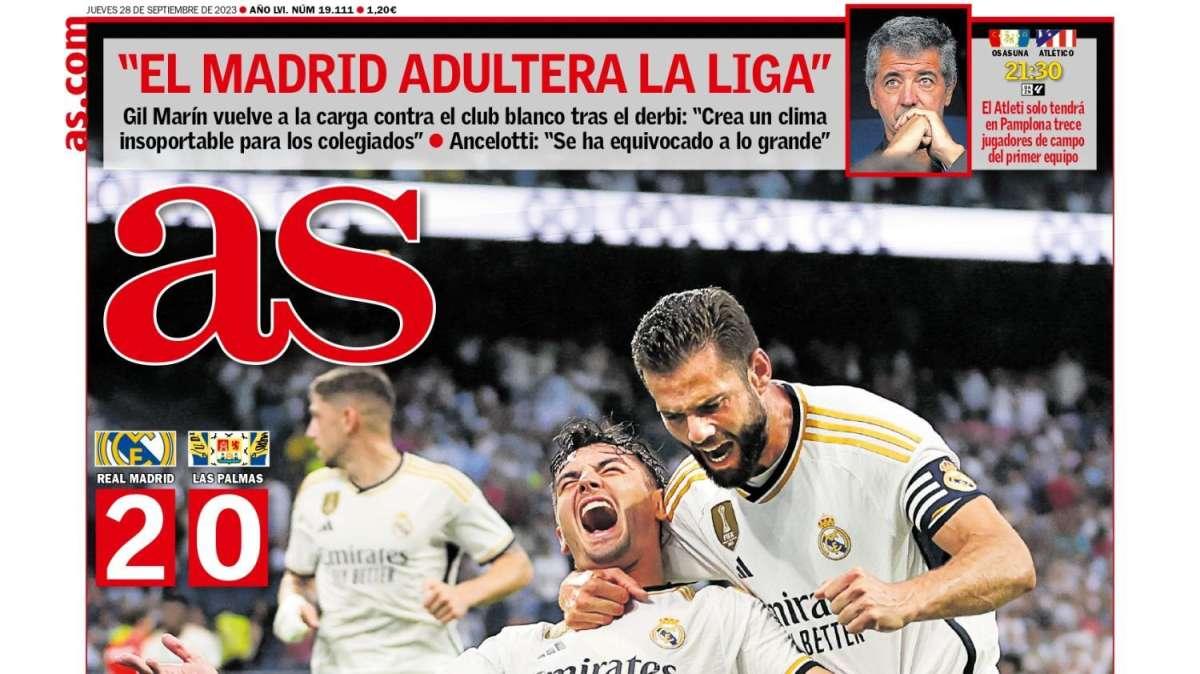 PORTADA | AS: "Brahim pide paso"