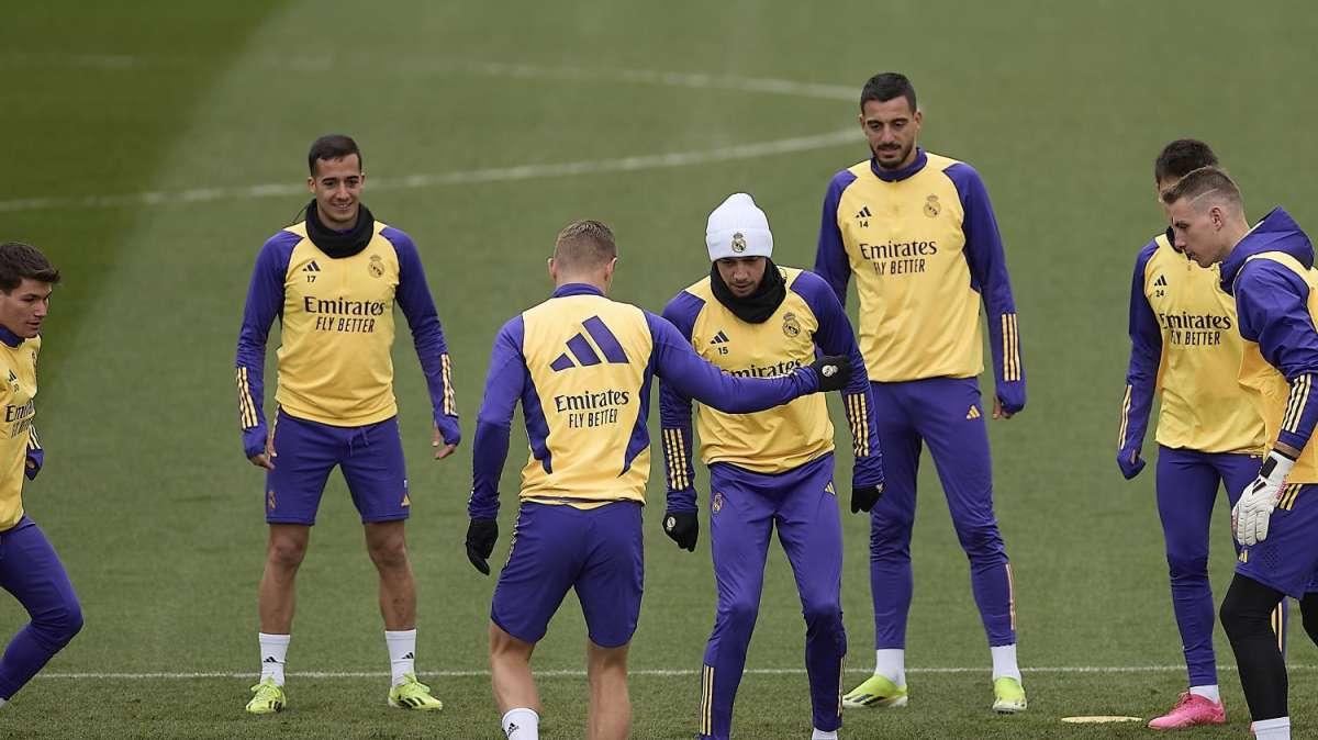 Lesión de última hora en el entrenamiento del Real Madrid