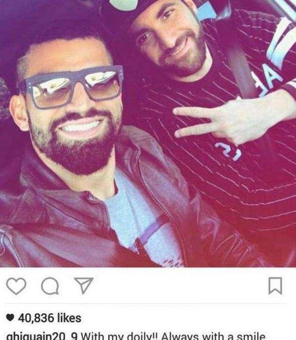 FOTO - Dos ex madridistas se 'pican' de cara a los octavos de la Champions