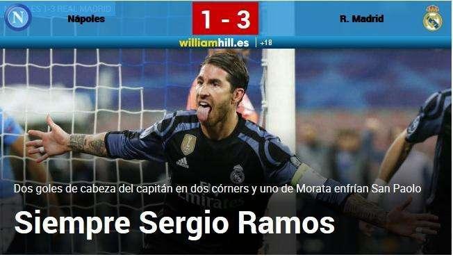 Marca saca al gran protagonista: "Siempre Sergio Ramos"