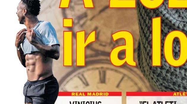 PORTADA | AS: "Vinicius, objetivo la Supercopa"