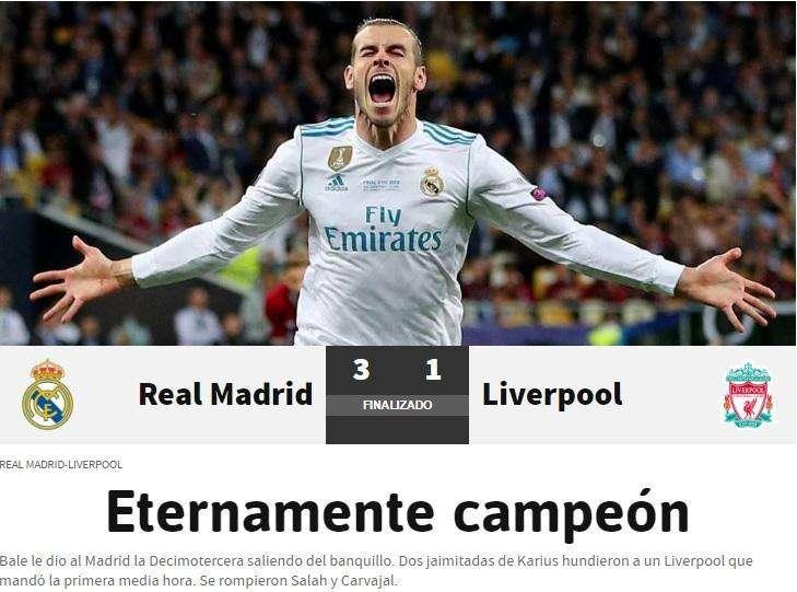 As - El Madrid extiende su leyenda: "Eternamente campeón"