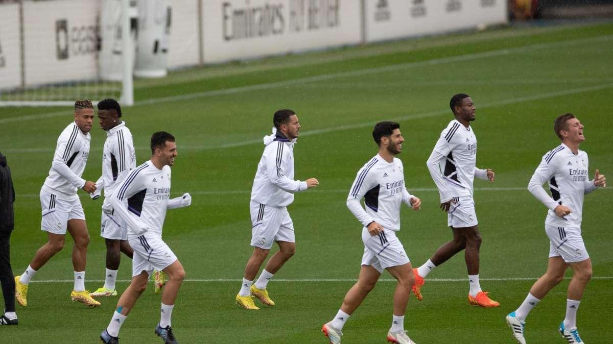 Informe del entrenamiento: Rüdiger y Benzema, únicas ausencias en el Real Madrid