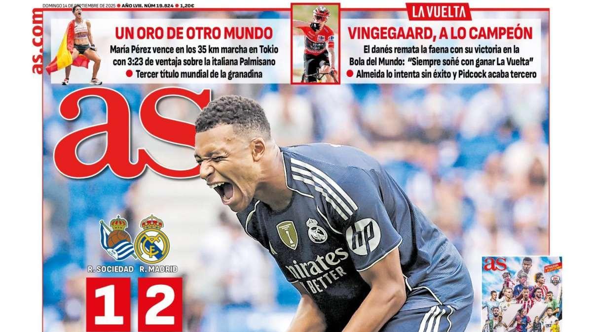 AS tiene claro al protagonista: "A lomos de Mbappé"