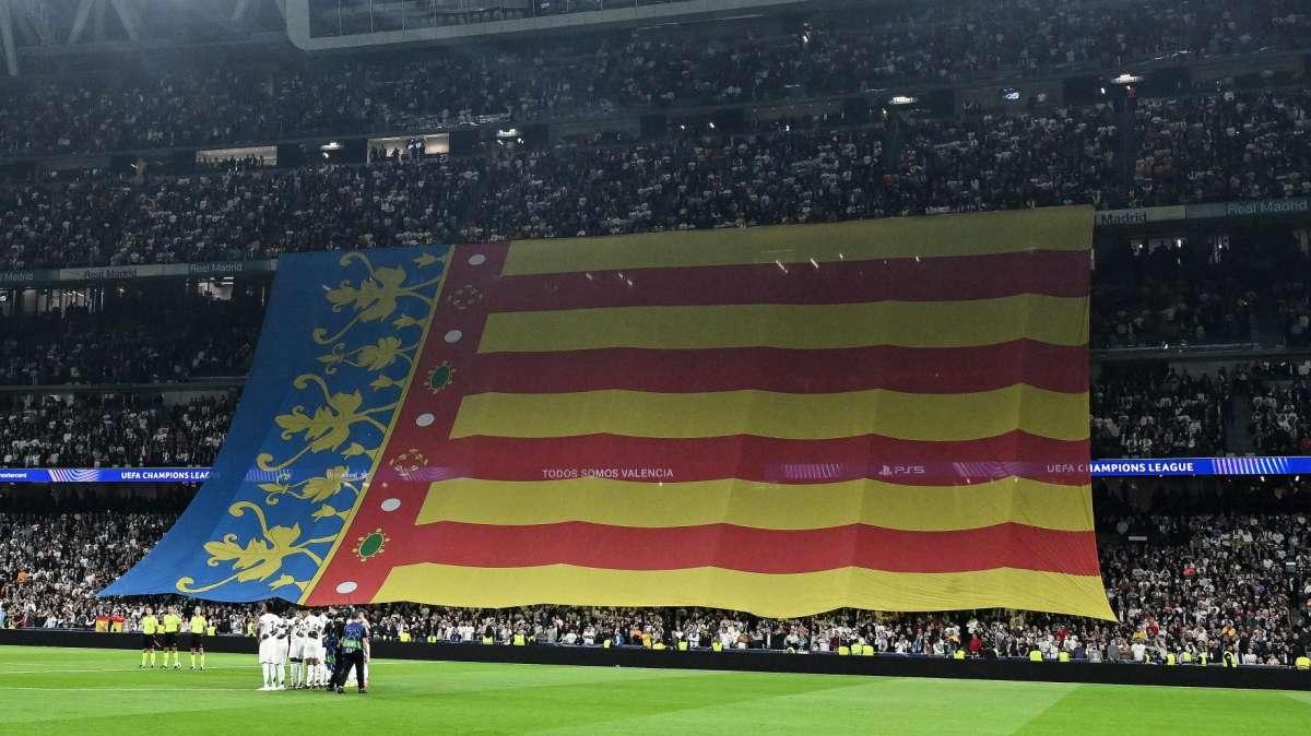 El Levante agradece al Real Madrid la donación de la Senyera gigante en un emotivo mensaje