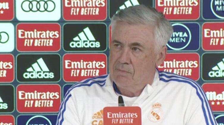 Carlo Ancelotti, en rueda de prensa: "Lunin va a jugar contra el Atlético"