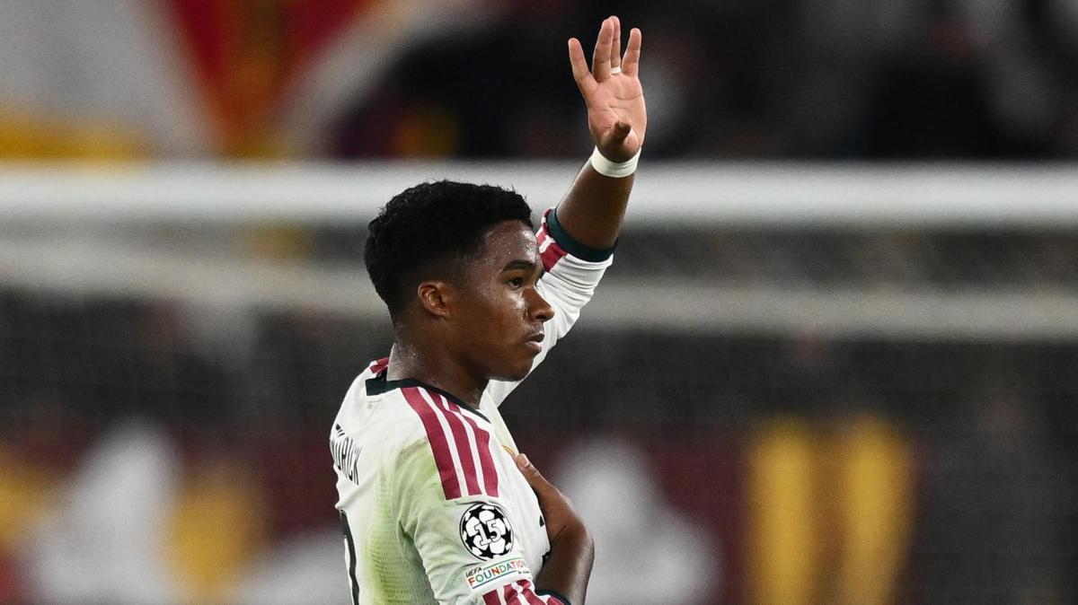 Endrick manda un mensaje a Mourinho: gol y MVP contra la Roma