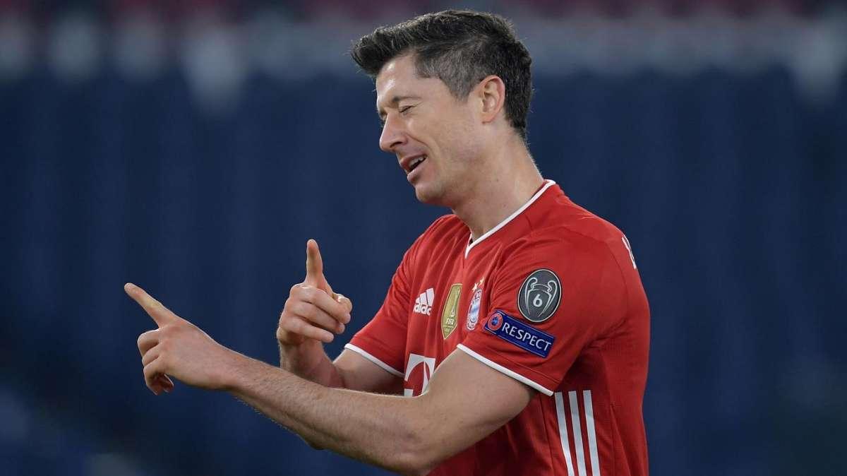 Lewandowski: “Ahora ya puedo invitar a mi mesa a Messi y a Cristiano"