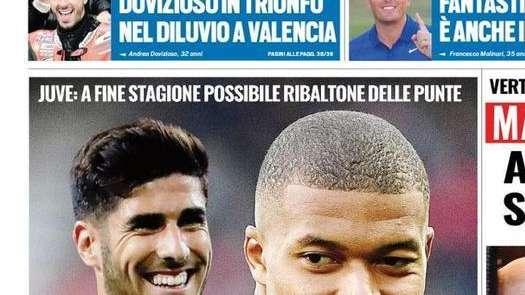 Tuttosport desvela la inminente renovación de la Juve: Mbappé y Asensio, en el punto de mira