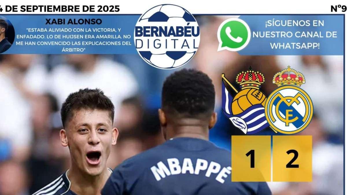 La victoria del Real Madrid, protagonista de la portada BD