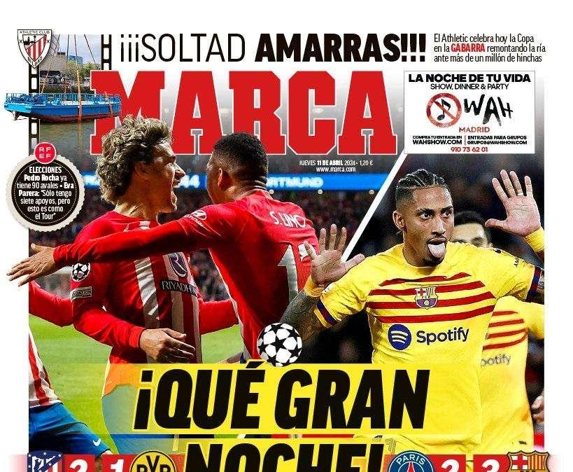 PORTADA | Marca: "¡Qué gran noche!"