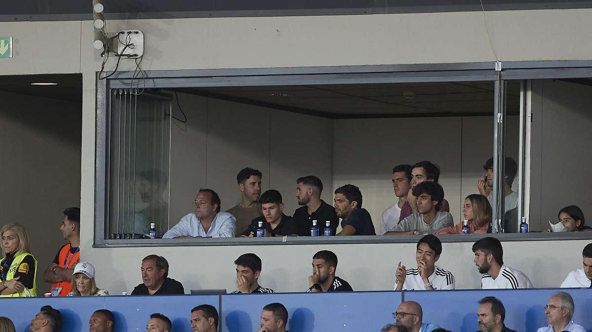 Las celebridades que acudieron al Di Stéfano: Florentino Pérez, Davide Ancelotti...