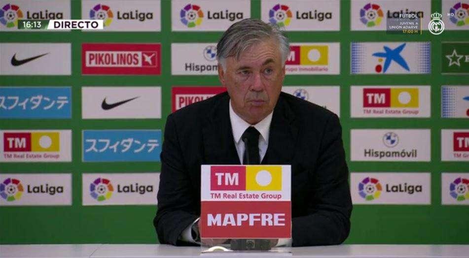 Ancelotti, en rueda de prensa: "A Vinicius le doy la confianza que merece"