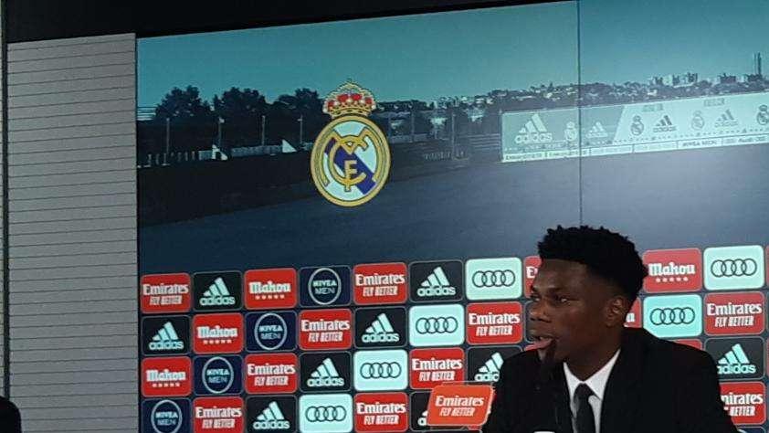 Aurélien Tchouaméni, en directo en rueda de prensa: "Mbappé se alegra por mí"