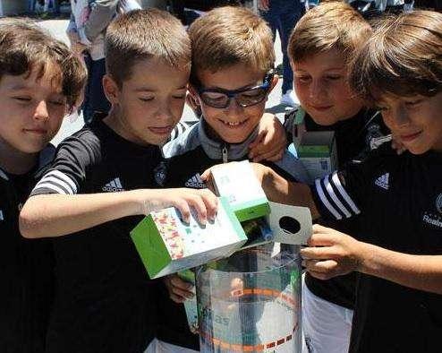 La Fundación Real Madrid recopila más de una tonelada de pilas para reciclar
