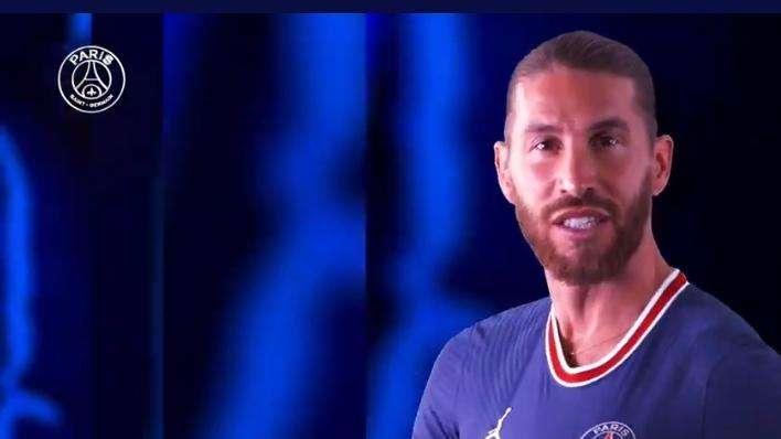 Sergio Ramos se entrena junto a sus compañeros en el PSG