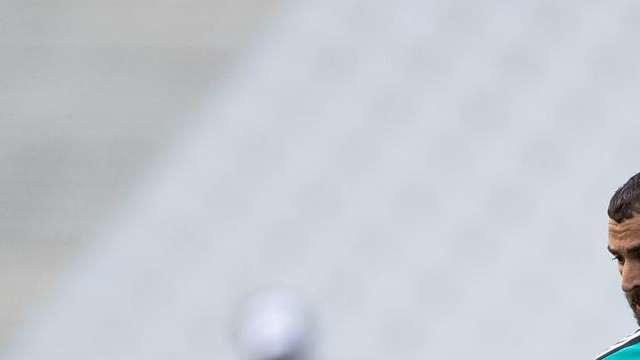 FOTO | ¡ESO DUELE! El percance de Benzema durante el último entrenamiento