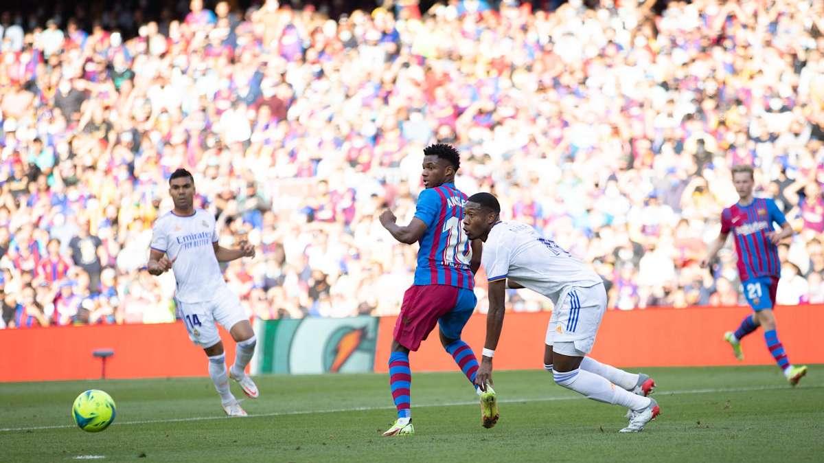 GOL DEL FC BARCELONA | Ansu Fati iguala el encuentro de cabeza