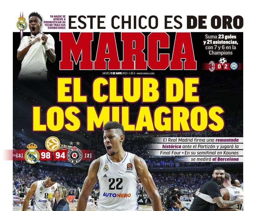 PORTADA | Marca: "El club de los milagros"