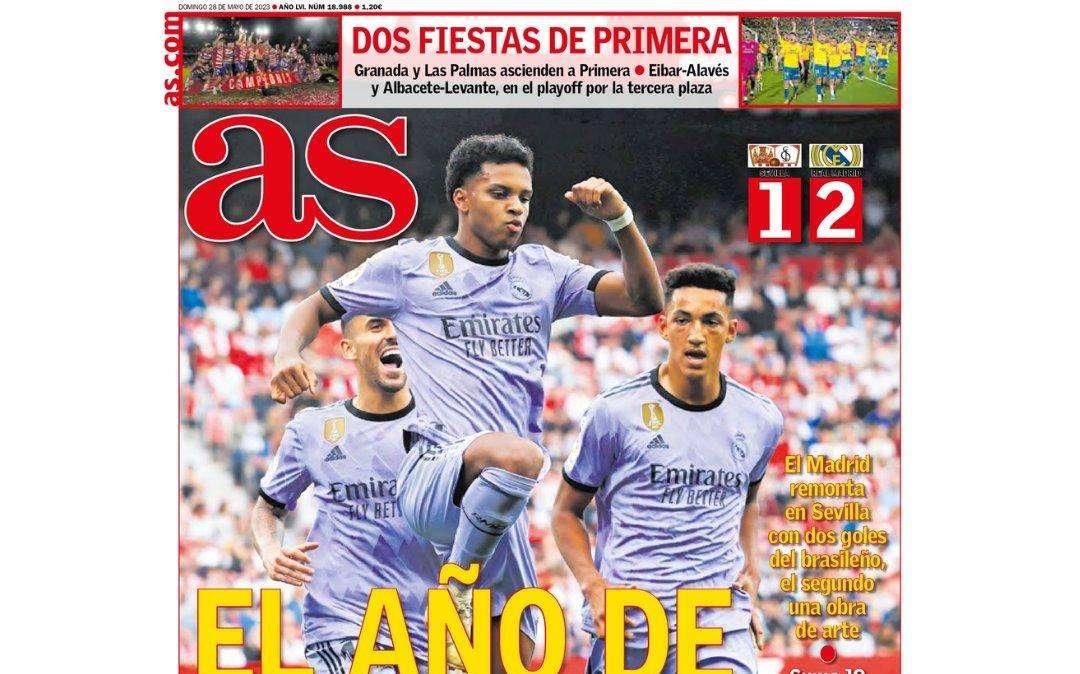 PORTADA | AS: "El año de Rodrygo"