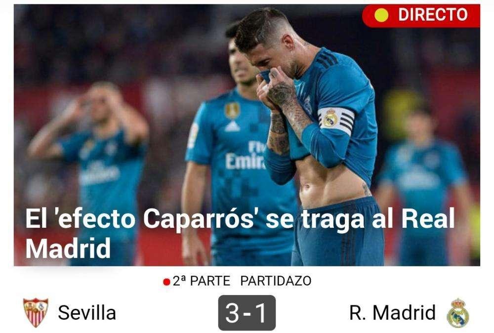 Marca: "El efecto Caparrós se traga al Real Madrid"