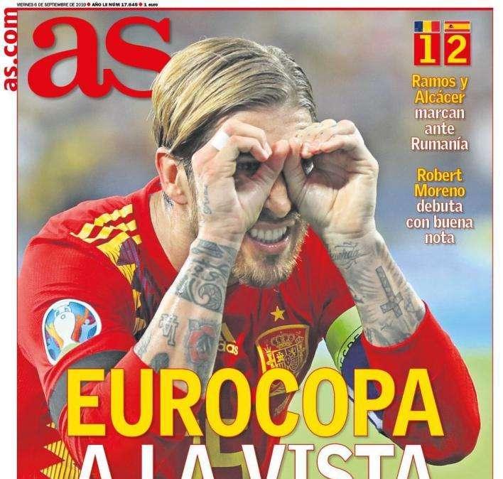PORTADA - AS: "Bale: Me hicieron más cabeza de turco que al resto"