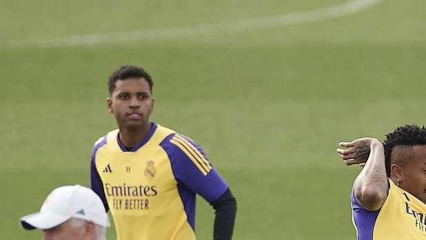 Informe del entrenamiento: Militao compagina trabajo en el gimnasio y con balón
