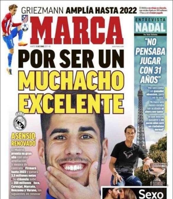PORTADA - Marca desvela una de las renovaciones más deseadas: "Por ser un muchacho excelente"