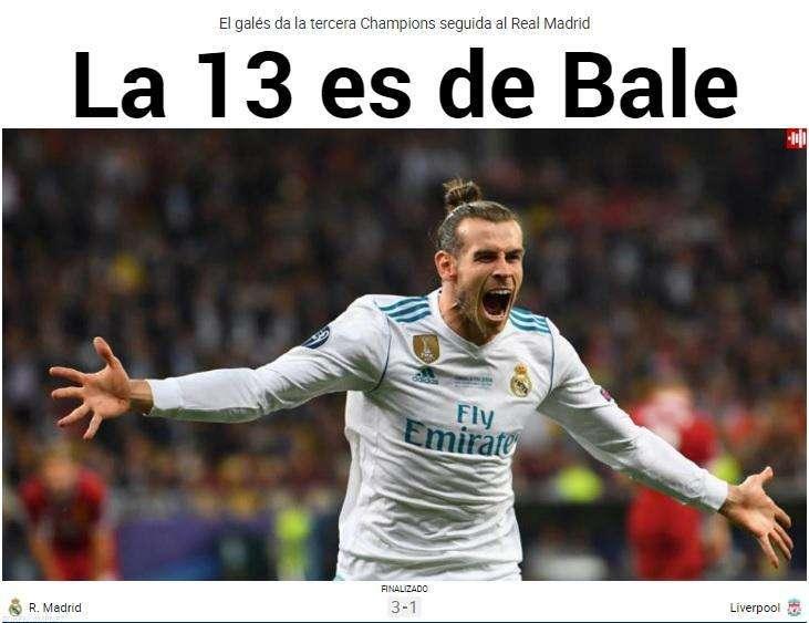 Marca - El partido del 'Expreso de Cardiff': "La 13 es de Bale"
