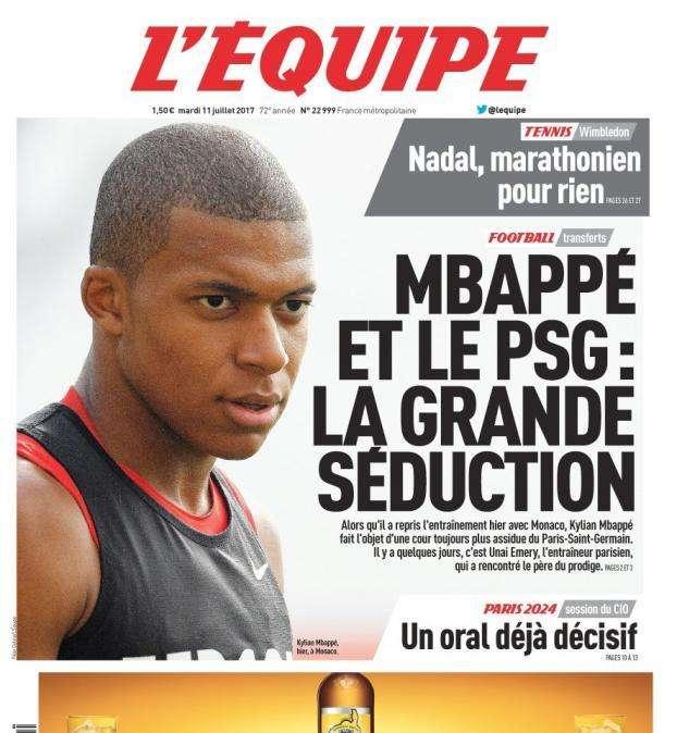 Emery entra en escena: el vasco trata de convencer a Mbappé de que fiche por el PSG