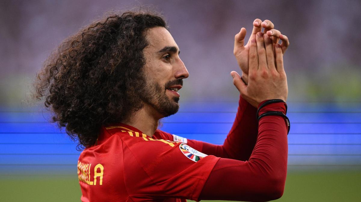 Marc Cucurella tras la victoria de España: "A veces hay que poner más trabajo y garra"