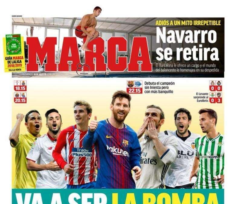 PORTADA - Marca da la bienvenida a la temporada: "Va a ser la bomba"
