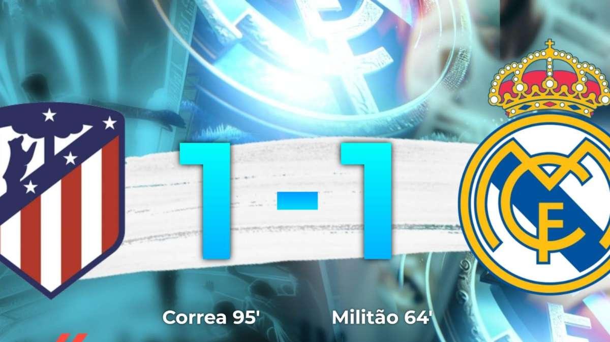 Atlético de Madrid 1-1 Real Madrid, FINAL | Sigue aquí el pospartido