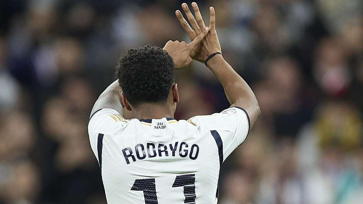 Rodrygo desplaza a Bellingham y corta la racha del inglés