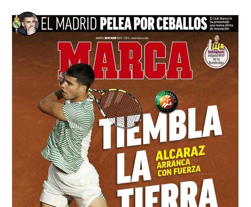PORTADA | Marca: "El Madrid pelea por Ceballos"
