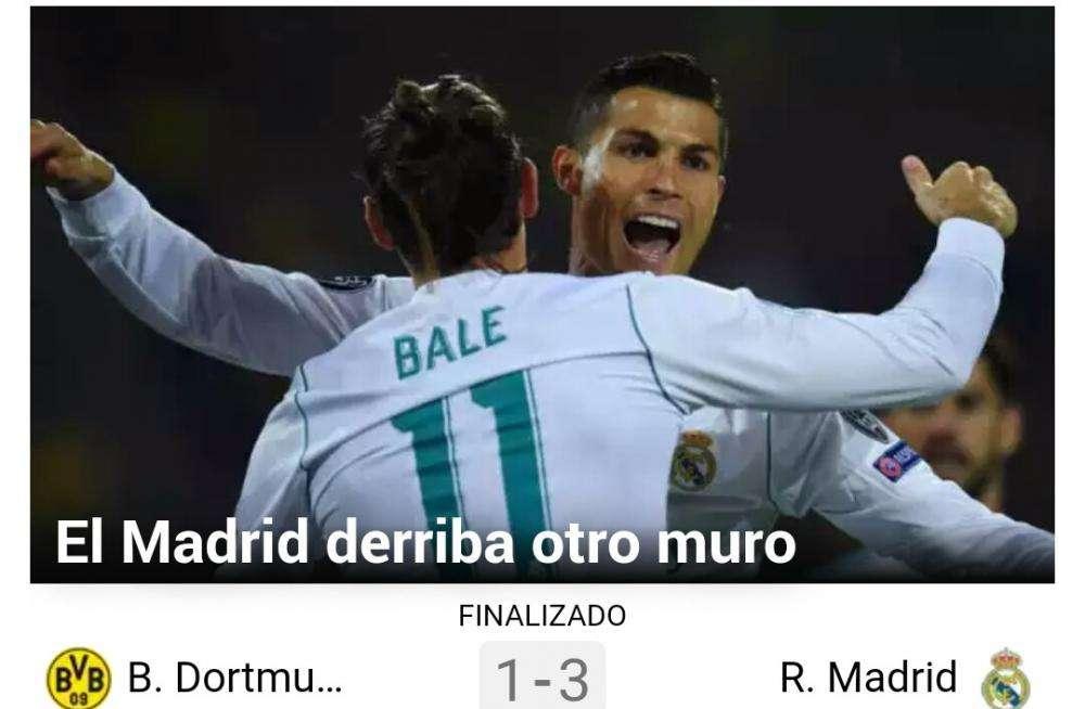 Marca se rinde al ataque del Real Madrid: "Se derriba otro muro"