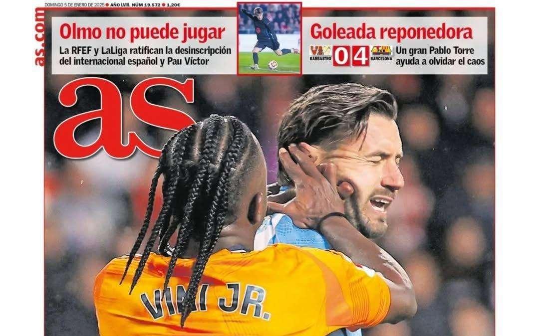 AS destaca en su portada la "encrucijada Vinicius"
