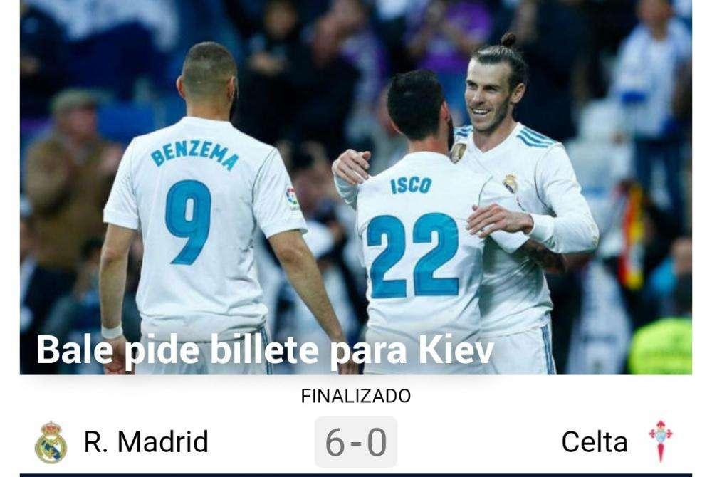 Marca lo tiene claro: "Bale pide billete para Kiev"