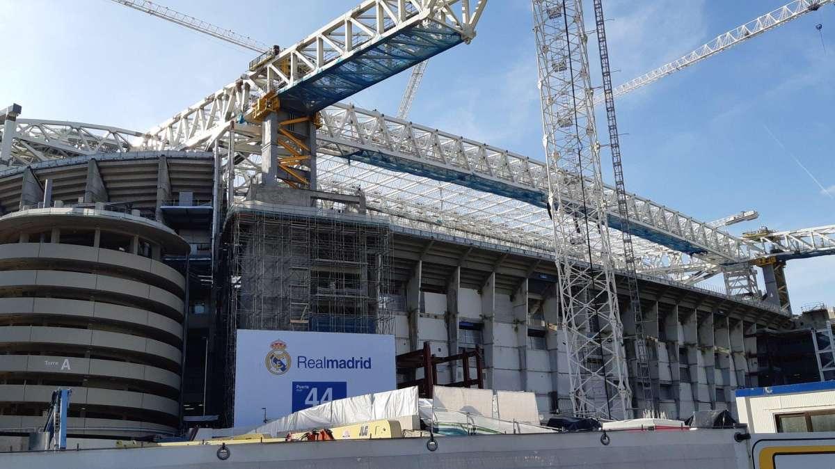 VÍDEO | Avance importante en la zona lateral y la parte superior del Bernabéu