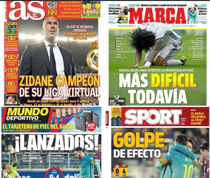 Revista de prensa del 23 de enero