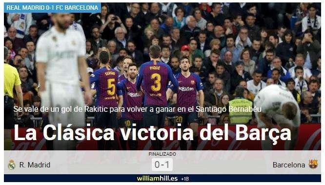 Marca sentencia al Madrid: "La Clásica victoria del Barça"