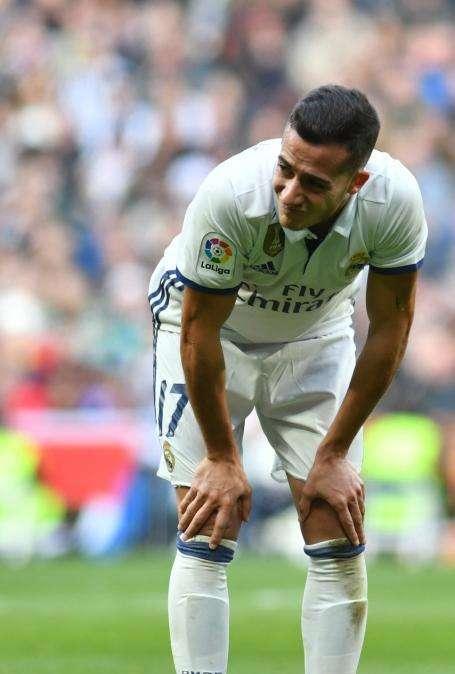 VÍDEO - Lucas Vázquez celebra la victoria ante el Espanyol con su novia