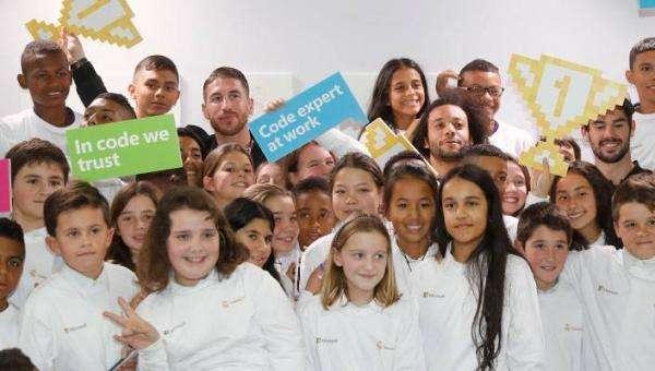 El Real Madrid fomenta la informática entre los más jóvenes
