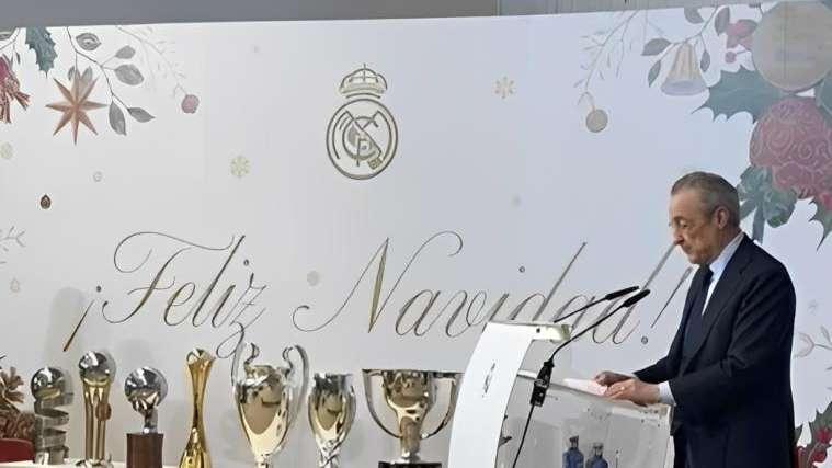 Florentino Pérez: "Ha vuelto a ser un año histórico para el Real Madrid"