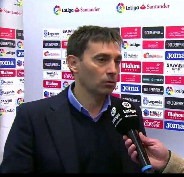 Garitano: "Creo que el Leganés nunca pudo firmar a Mariano. El partido ante el Madrid..."