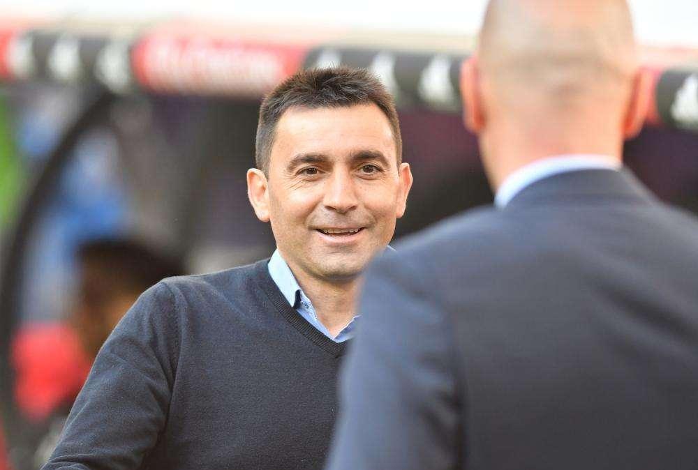 Garitano: "Me dicen que puede ser penalti a Aleix Vidal. Fastidia mucho perder"